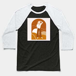 beach walk Baseball T-Shirt